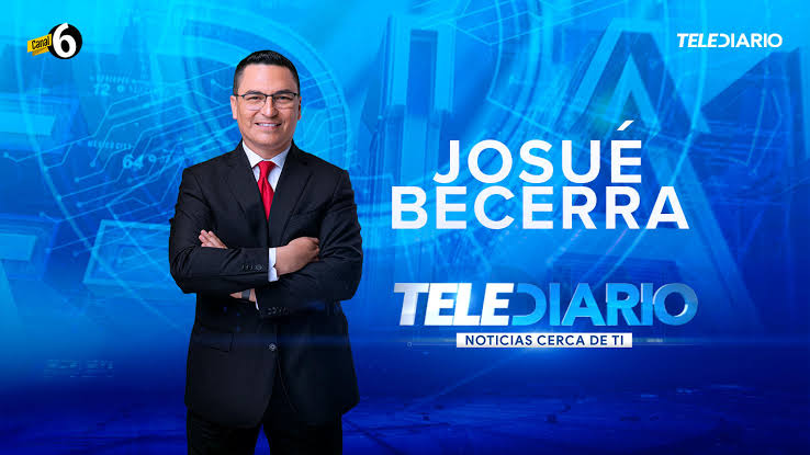 Josué Becerra — Conductor de Telediario, Multimedios Canal 6